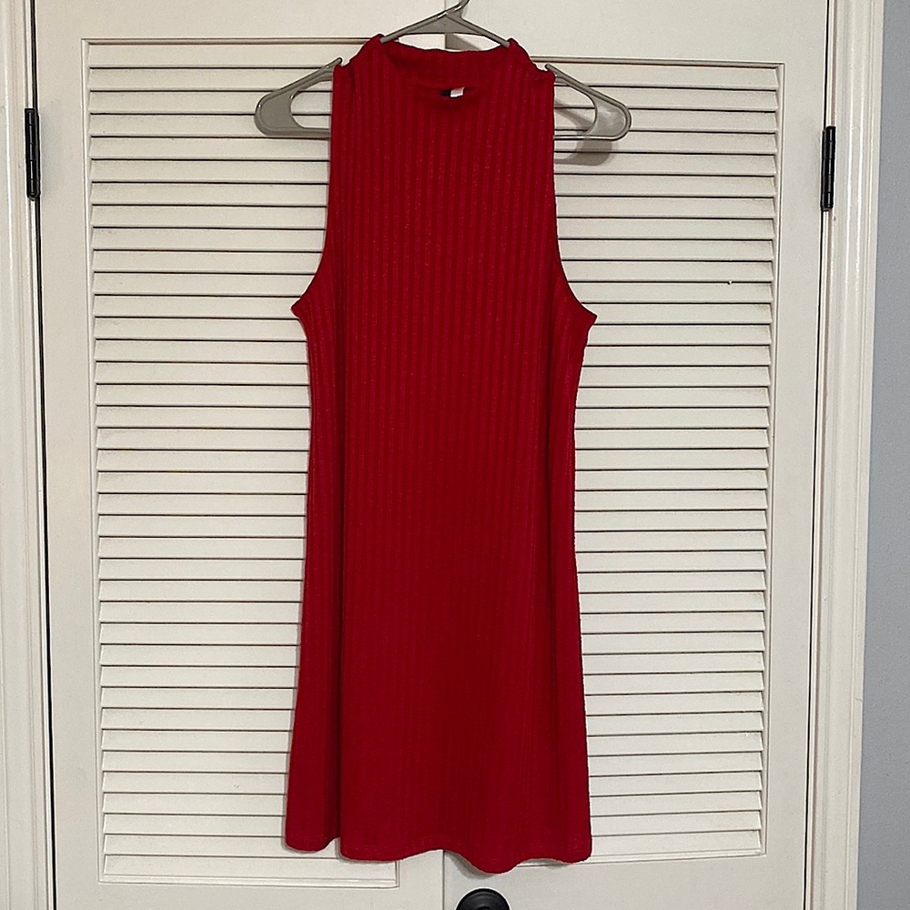 (Medium) Kenzie High Neck Sweater Dress